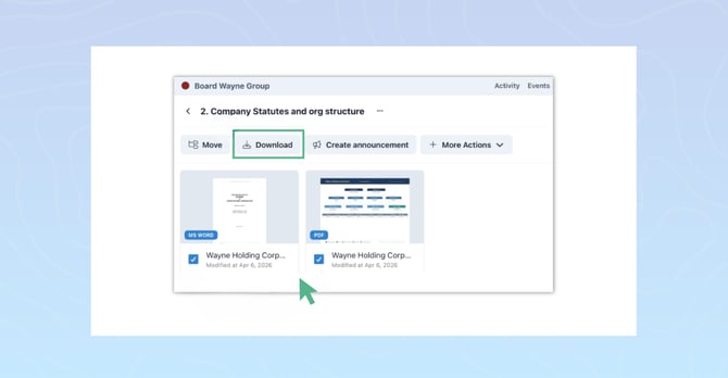Bulk download multiple files or folders