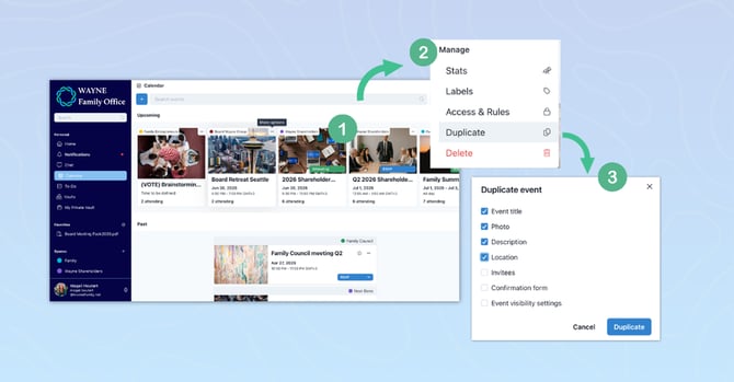 Banner | Duplicate events in seconds